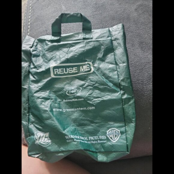 Subway kids meal bag. green lantern - Picture 3 of 4